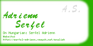 adrienn serfel business card